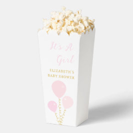 Roze Ballonnen Meisje Baby Shower Bedankdoosjes