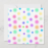 Roze Ballonnen Meisjes 7e Verjaardagsfeest Kaart (Achterkant)