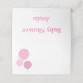 Roze ballonnen | Plaats kaarten Plaatskaartje (Buitenkant ongevouwen)