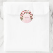 Roze Ballonnen Sticker (Tas)