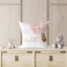 Roze Ballonnen Teddybeer Babykamer
