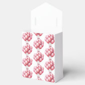 Roze Ballonnen Waterverf Meisje Baby shower Bedankdoosjes (Geopend)