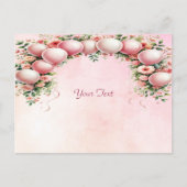 Roze Ballons Briefkaart (Voorkant)
