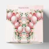 Roze Ballons Favor Box Bedankdoosjes (Bovenkant)