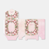 Roze Ballons Favor Box Bedankdoosjes (Uitgevouwen)