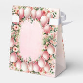 Roze Ballons Favor Box Bedankdoosjes (Achterkant)