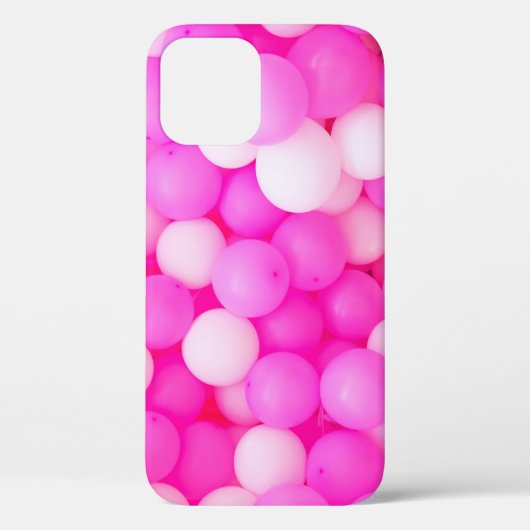 Roze Ballons Feestelijke achtergrond ontwerp. Case-Mate iPhone Case (Achterkant)