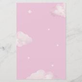 Roze Ballons Teddy Bear Dier Zwangerschap Spel (Achterkant)