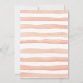 Roze ballonvaardig Baby shower Kaart (Achterkant)