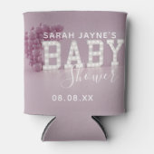 Roze Balloon Arch Baby shower Favor Koelbox Blikjeskoeler (Voorkant)