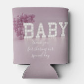 Roze Balloon Arch Baby shower Favor Koelbox Blikjeskoeler (Achterkant)