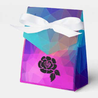 ROZE BALLOTINS MET ZWARTE ROSE BEDANKDOOSJES
