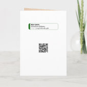 Roze balmploer en honingbijen kaart (Achterkant)