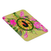 Roze Balsam Flowers Bouquet & Letter Magneet (Rechterzijde)