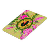 Roze Balsam Flowers Bouquet & Letter Magneet (Linkerzijde)