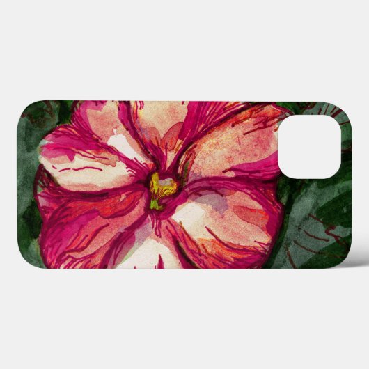 Roze Balsam Vloerkunst Case-Mate iPhone Case (Achterkant (horizontaal))
