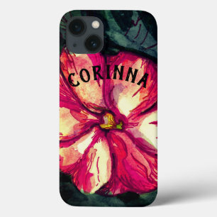 Roze Balsam Vloerkunst & Naam Case-Mate iPhone Case