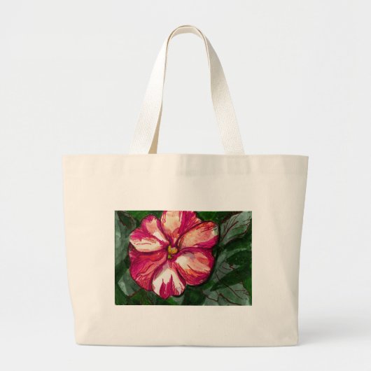 Roze balsem-ventilator grote tote bag (Voorkant)