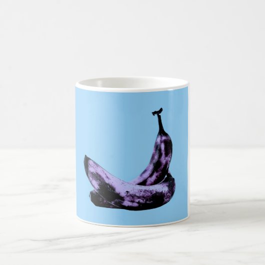 Roze Bananas Pop Art Koffiemok (Center)
