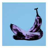 Roze Bananas Pop Art Poster (Voorkant)