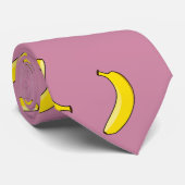 Roze Bananas Stropdas (Opgerold)