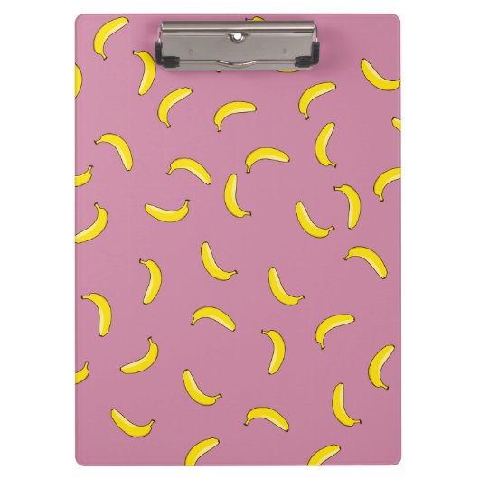 Roze bananen klembord (Voorkant)