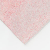 Roze band en plashgolf fleece deken (Hoek)