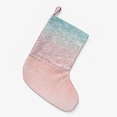 Roze band en plashgolf kleine kerstsok (Voorkant (Hangend))