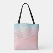 Roze band en plashgolf tote bag (Achterkant)