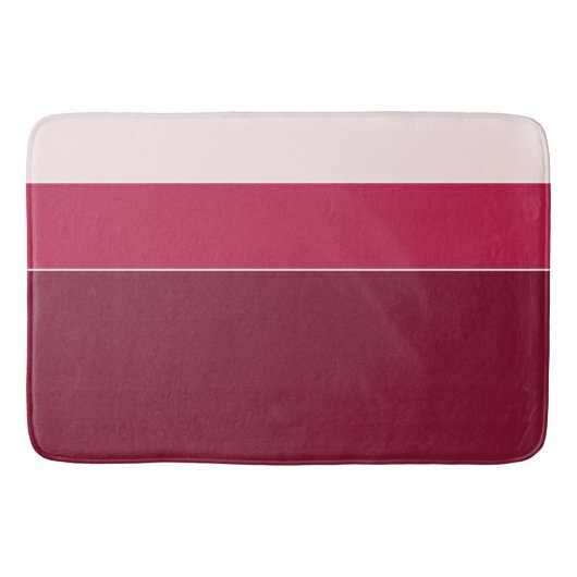 Roze band Modern Badmat (Voorkant)