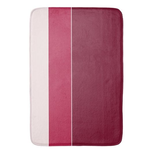 Roze band Modern Badmat (Voorkant Verticaal)