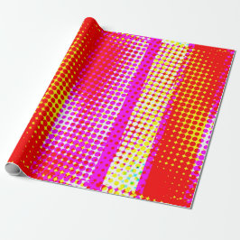 Roze band patroon cadeaupapier