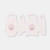 Roze band ventilator en hartslag Valentijn Bedankdoosjes (Uitgevouwen)