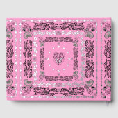 Roze Bandana Gastenboek (Achterkant)