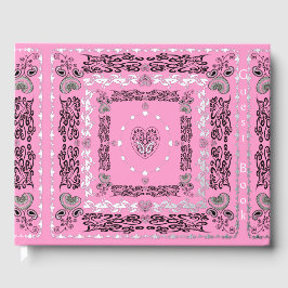 Roze Bandana Gastenboek