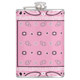 Roze Bandana Paisley Country Hip Hop Cowboy Heupfles