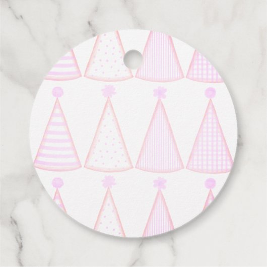 Roze banner Pet - Label voor Birthday banner (Achterkant)