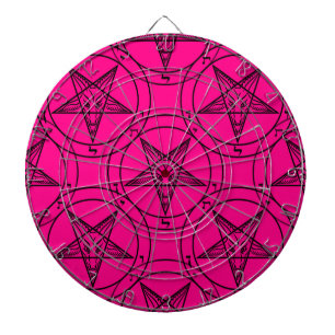 roze baphomet dartbord