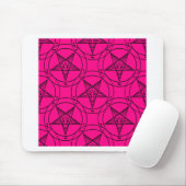 roze baphomet muismat (Met muis)