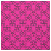 roze baphomet pentagram halloween stof (Swatch)