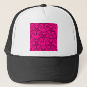 roze baphomet trucker pet (Voorkant)
