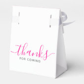 Roze baptisme Christening Naming Cross Bedankdoosjes (Achterkant)