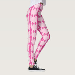 Roze Barbell Weightlift Gym Leggings