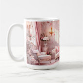 Roze Barok Koffiemok (Links)