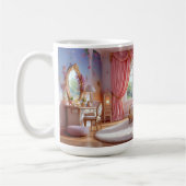 Roze Barok Koffiemok (Links)