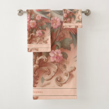 Roze Barok Rococo Bloem Morris