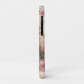 Roze Barok Rococo Bloem Morris Case-Mate iPhone Case (Achterkant/links)