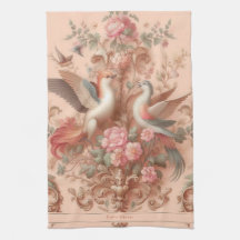 Roze Barok Rococo Bloem Morris
