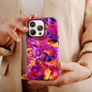 Roze barst Abstract iPhone 14 Hoesje-Mate Case-Mate iPhone 14 Hoesje