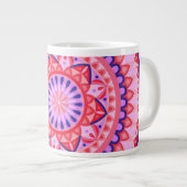 Roze Basis Mandala Grote Koffiekop (Voorkant rechts)